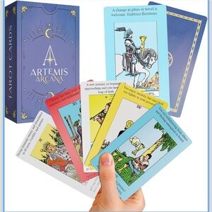 Artemis Arcana Mystical Tarot Cards - 78Pcs Easy to Shuffle Tarot Reading Cards